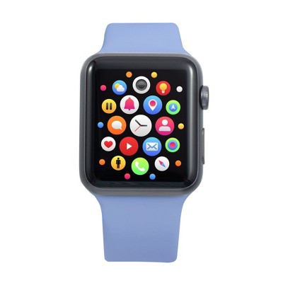 Insten Soft TPU Rubber Replacement Band for Apple Watch 38mm 40mm All Series SE 6 5 4 3 2 1, Lilac Purple