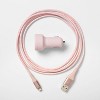 6' Lightning to USB-A Cable 2-Port 3.1A Car Charger - heyday™ - 3 of 4