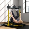 Soozier Vertical Leg Press Machine, 660LBS Capacity, with Adjustable Leg, Back and Head Positions, 2" Olympic Plate Compatible - 3 of 4