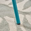 Okak Modern Outdoor 16.5" Lightweight Side Tables Portable Patio End Table Round Coffee Table Outdoor&Indoor for Garden Balcony Yard Pool, Teal - 2 of 4