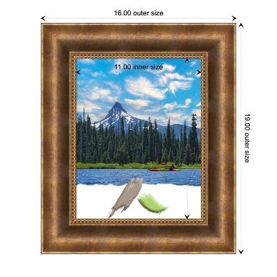 Manhattan Bronze Pine Wood Wall Picture Frame 11x14