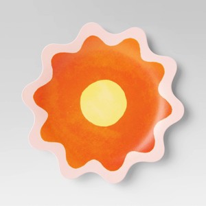 9" Melamine Figural Flower Dinner Plate - Room Essentials™ - 1 of 3