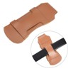 Unique Bargains Outdoors Camping Fishing PU Leather Soft Felt Lining Belt Loop Knife Sheath - 4 of 4