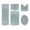 Granada 5 Piece Bath Rug Set 100% Premium Cotton Tufted Non-Slip Backing Bathmats for Bathroom, Super Soft Absorbent, Machine Washable - 2 of 4