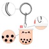 SAHARA - Hang Case for Apple AirTag - Pink And Black - 3 of 4