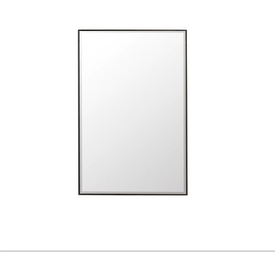 James Martin Signature Vanities Rohe 26" Mirror, Matte Black