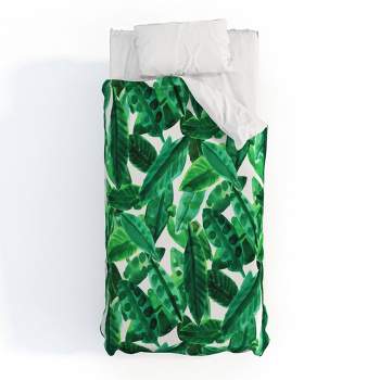 Palm Amy Sia Duvet Cover Set Green - Deny Designs
