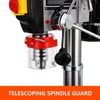 13 in Benchtop Drill Press, 7.5 Amp 120V Pure Copper Motor, 288-3084 RPM Variable Speed Cast Iron Bench Drill Press, 0-45°Tilting Worktable - 3 of 4