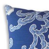 18"x18" Pisces Aegean Square Throw Pillow Blue - The Pillow Collection: Modern Design, Cotton, Indoor Use, Feather Filled - 3 of 4
