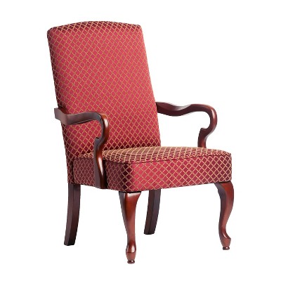 NicBex Jacquard Diamond Fabric Accent Chair,Upholstered Living Room Chairs with High Backrest,Gooseneck Armchair,Accent Chairs for Living Room
