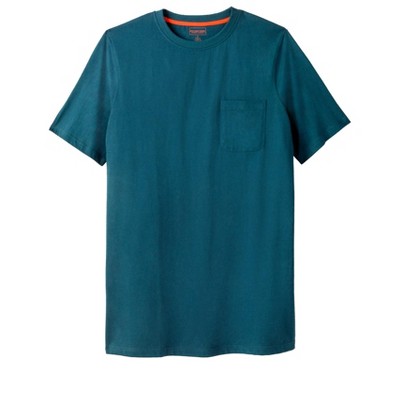 Boulder Creek by KingSize Men's Big & Tall Heavyweight Longer-Length Pocket Crewneck T-Shirt