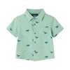 Andy & Evan  Infant Lt Green Dino Print Knit Buttondown Set - 3 of 4