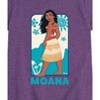 Girls' - Disney Princess - Moana Full Body Portrait Fitted Short Sleeve Graphic T-Shirt - 2 of 4