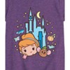 Girls' - Disney Princess - Cinderella and Gus Chibi Kawaii Fitted Short Sleeve Graphic T-Shirt - 2 of 4