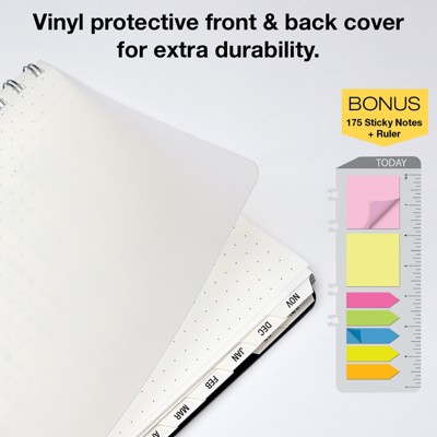 Global Printed Products Essential Monthly & Weekly Planner 7" x 9" CY 2025 (Frosted)