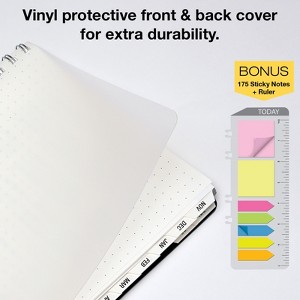 Global Printed Products Essential Monthly & Weekly Planner 7" x 9" CY 2025 (Frosted) - 1 of 4
