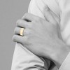 Black Bow Jewelry 8mm 10K White or Yellow Gold Flat Comfort Fit Band - 3 of 4