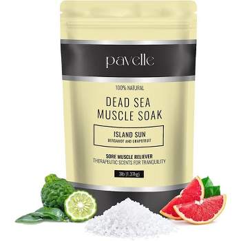 Pavelle Magnesium Dead Sea Salts for Soaking Muscles - 3 lb (48 oz)