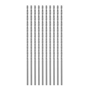 Unique Bargains High-Speed Steel Extra Long Straight Shank Metal Wood Plastic Drilling Bits 10 Pcs - 1 of 4