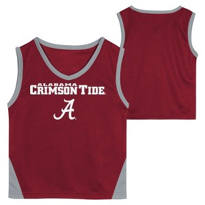 NCAA Alabama Crimson Tide Toddler Boys' Sleeveless Basketball Jersey and Shorts Set - 1 of 3