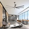 VACZON 100" Black Modern Industrial LED Ceiling Fan with Lights and Remote - 2 of 4