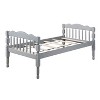 NicBex Twin Over Twin Bunk Bed with Safety Guardrail,Loft Bed with Built-in Ladder and Converts to 2 Beds,Noise Reduced Bunk Beds for Bedroom - 4 of 4