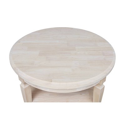 Vista 42" Round Natural Wood Coffee Table