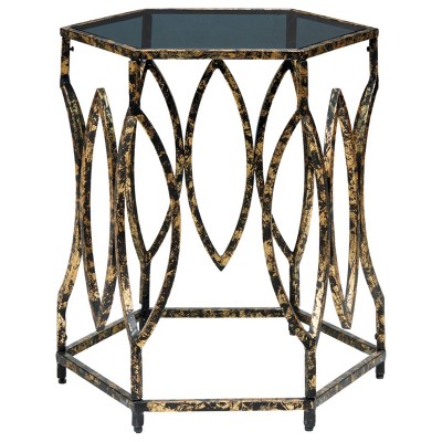 Keita Accent Table Black/Gold - Signature Design by Ashley