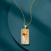 Ross-Simons Mother-Of-Pearl and 0.30 ct. t.w. White Topaz Cardinal Pendant Necklace With Multicolored Enamel in 18kt Gold Over Sterling - 3 of 4