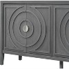 Vintage Style Sideboard, MDF Storage Cabinet with Metal Handles, Retro Buffet Table for Dining Room, Living Room, Entryway - 3 of 4