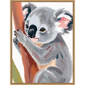 Amanti Art Koala by Ohkimiko  Framed Canvas Wall Art - 1 of 4