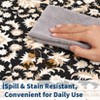 Area Rug Floral Washable Rug Vintage Non-Slip Carpet Indoor Floor Stain Resistant Carpets for Bedroom - 4 of 4