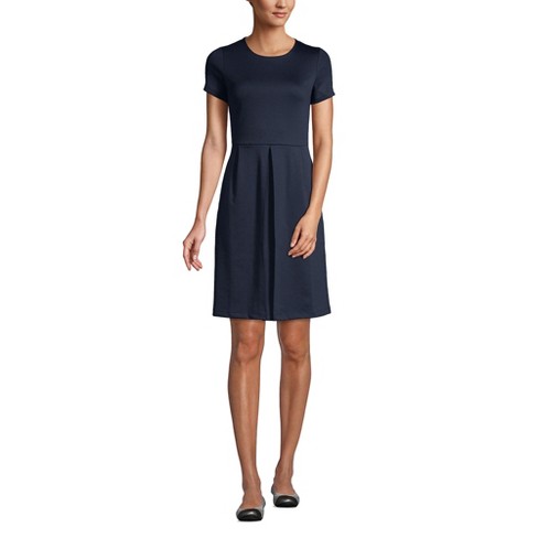 Navy blue ponte dress best sale