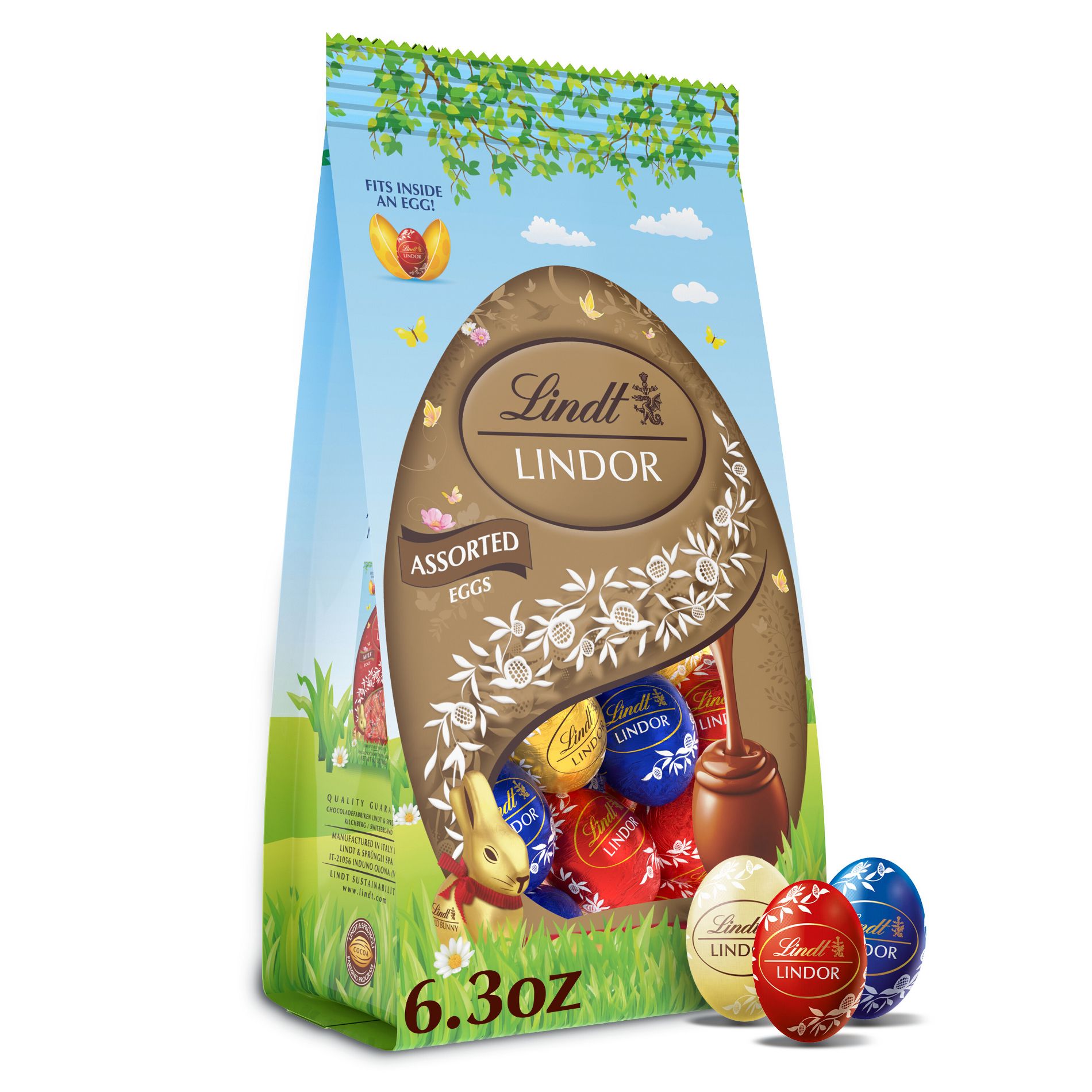 LINDOR Easter Egg Assorted Chocolate Bag - 6.3oz