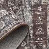 Washable Area Rug Vintage Medallion Runner Non-Slip Non-Shedding Oriental Distressed Accent Ultra Soft Low Pile Hallway - 2 of 4