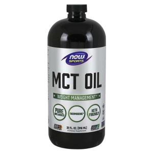 MCT Oil, 100% Pure by Now Foods  -  32 oz Liquid - 1 of 2