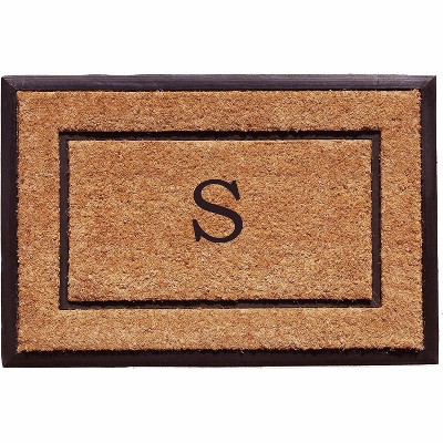 Calloway Mills 101632436S The General Monogram Doormat, 24" x 36", Letter S
