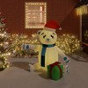 vidaXL Inflatable Teddy Bear Multicolor - 2 of 4
