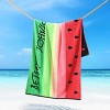 Betseyville Betsey Johnson Watermelon Striped Beach Towel Pink - 2 of 4