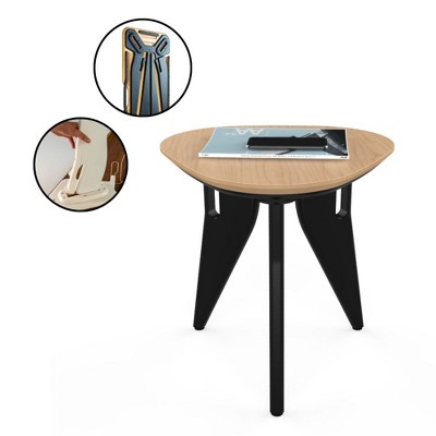 Hoek 17" Stool, Compact & Multi-Use, Scratch-Resistant Waterproof Surface, Durable & Sustainable Materials, One-Click Tool-Free Assembly