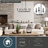 VAXCEL Durham 8-Light 36 in. Wide Matte Black Transitional Candle Kitchen Island Pendant Fixture, LED Compatible, Adjustable Height - 3 of 4