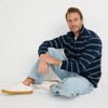 Lands' End Men's Bedford Rib Casual Quarter Zip Sweater - 4 of 4