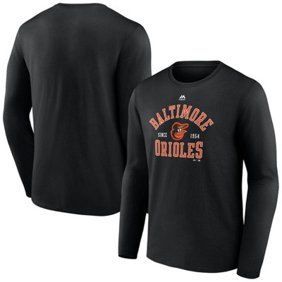 MLB Baltimore Orioles Men's Long Sleeve Core T-Shirt - S