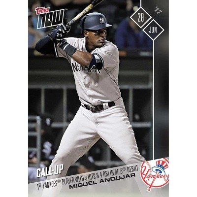 Topps MLB NY Yankees Miguel Andujar #307 2017 Topps Now Trading Card