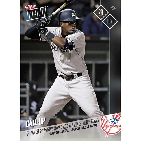 Topps Mlb Ny Yankees Miguel Andujar #307 2017 Topps Now Trading Card :  Target