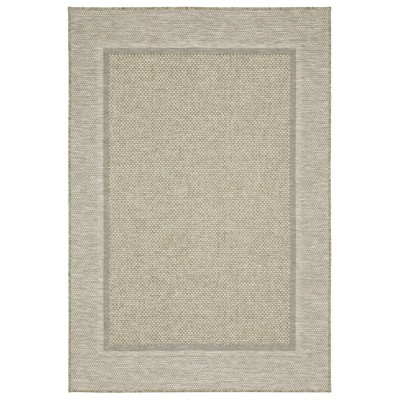 Oriental Weavers Tortuga TR06A Beige/ Black Indoor/Outdoor Area Rug - 6'7" x 9'2"