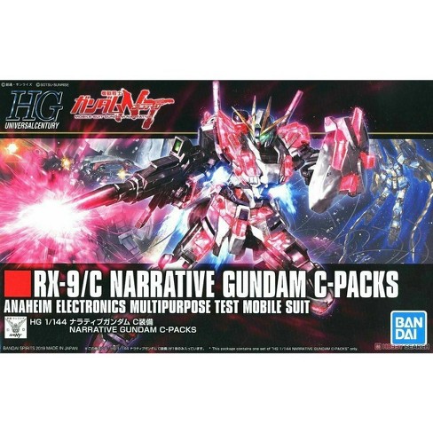 Bandai Hobby Gundam Nt Narrative Gundam C Packs Hg 1 144 Model Kit Target
