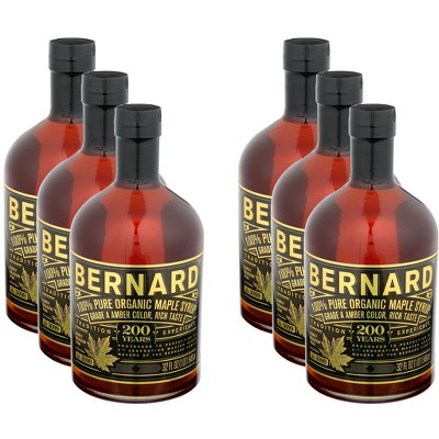 Bernard Pure Organic Maple Syrup - Case of 6 - 32 FL OZ