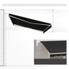 VisioGear Retractable Awning, 12'*10' Patio Awnings with Manual Crank Handle for Deck, Yard, Black, 141.7"*118.1"*59.1" - 4 of 4