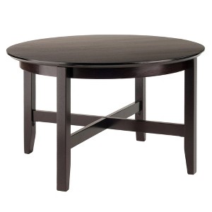 Toby Round Coffee Table; Espresso - 1 of 4